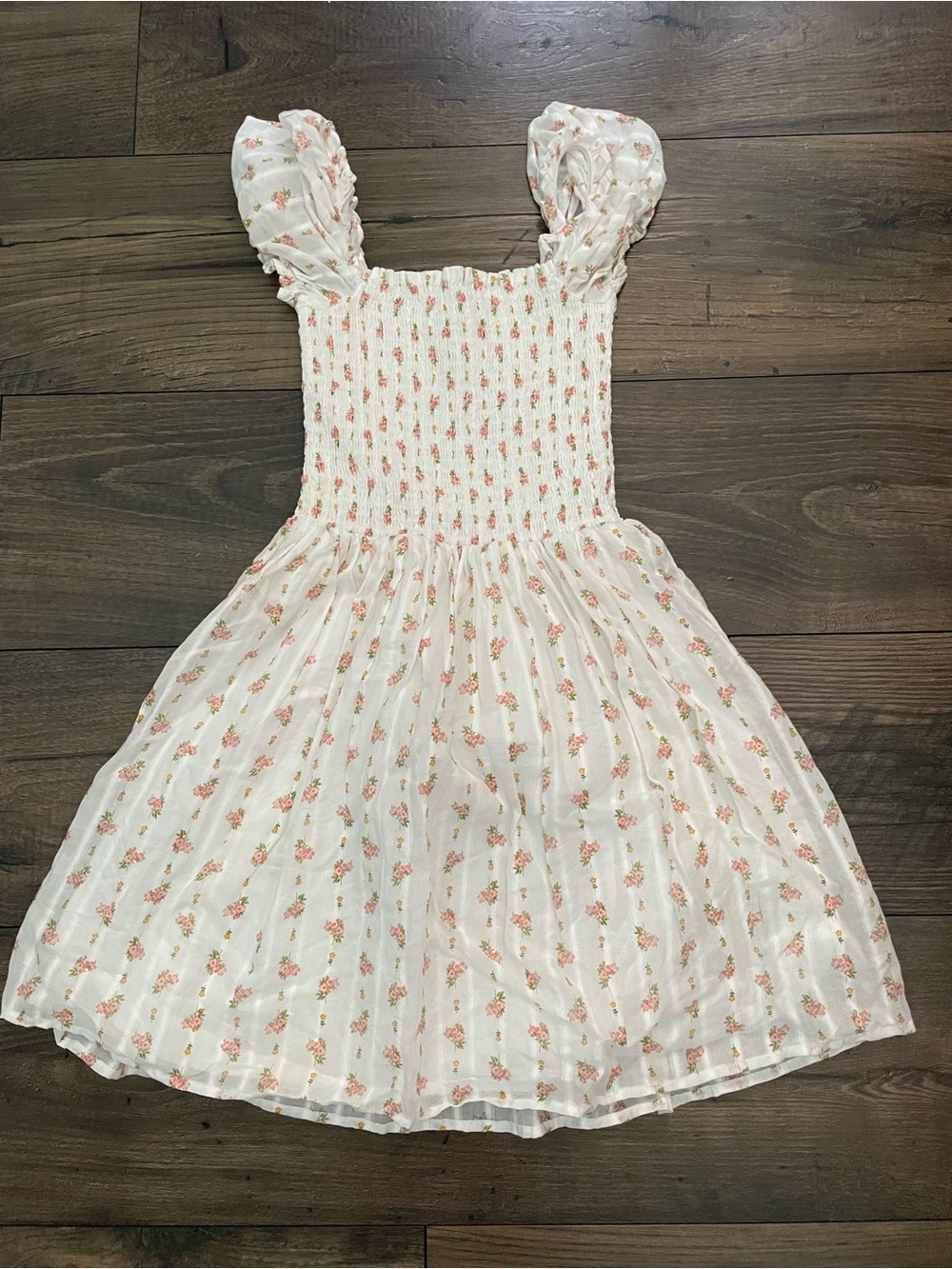 NEW Janie and Jack Floral Smocked Sundress 10